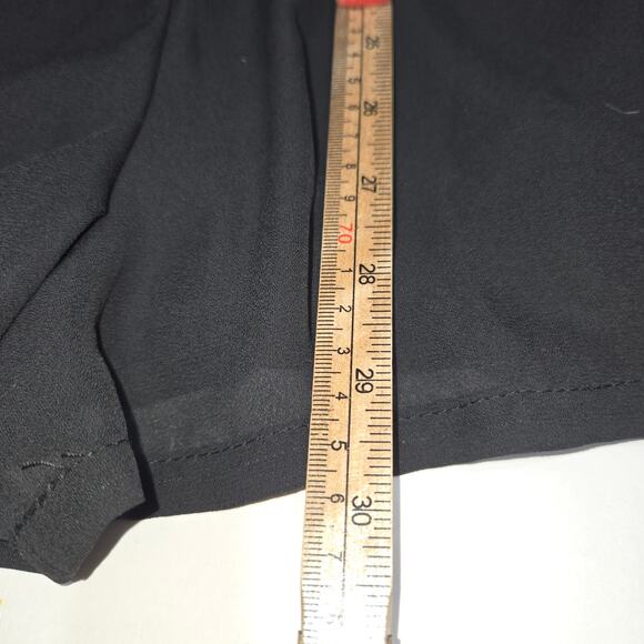 As U Wish Womens Medium Romper Bell Sleeves Suplice Wrap Black Dark Academia - Picture 7 of 15